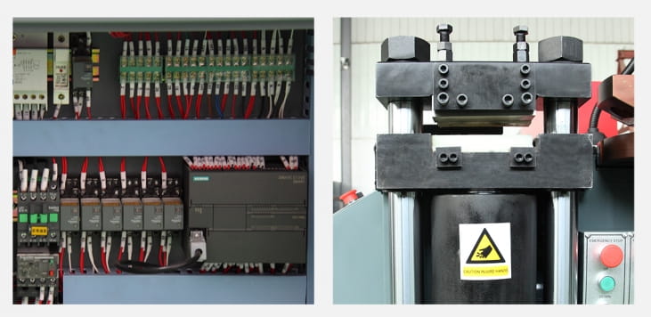 Three station multi functions bus bar making machine Structure and Components-3