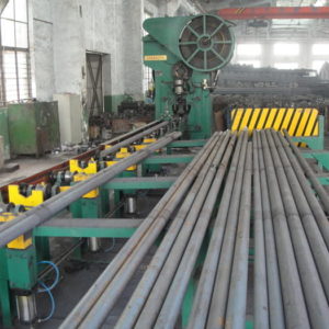 Steel rod bar billet cutting press machine