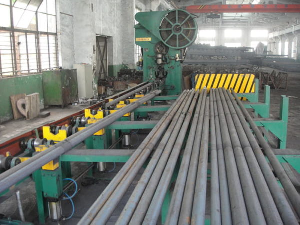 Steel rod bar billet cutting press machine