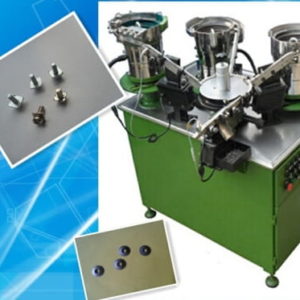 Screw washer automatic assembly machine for thread rolling machine